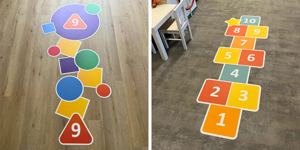GGD Brabant speeltegels vloerstickers hagenaar reclame